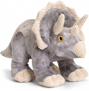 Keel Toys Keeleco Dinosaurs Triceratops Cuddly Toy Plush